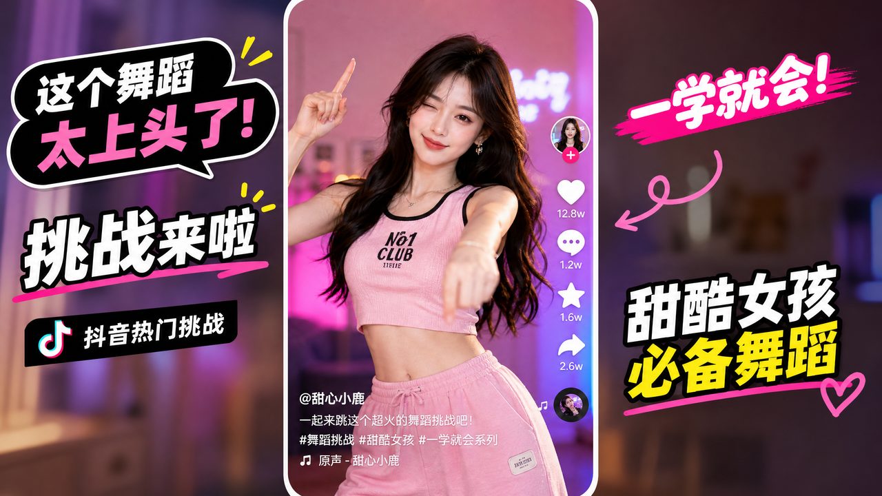 糖心vlog TikTok短视频-舞蹈挑战